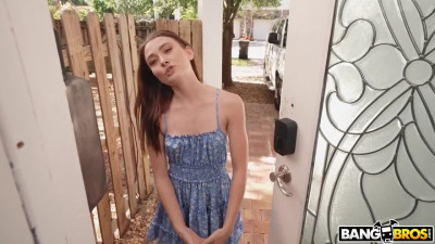 Home fuck with petite slutty neighbor