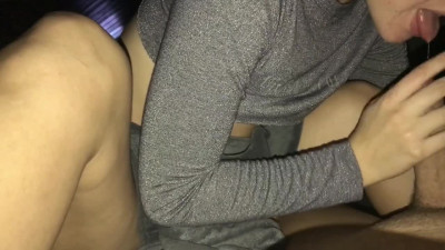 I Put Some Cum On And In My GF's Trimmed Pussy After Our Hot Fuck In the Students Hostel