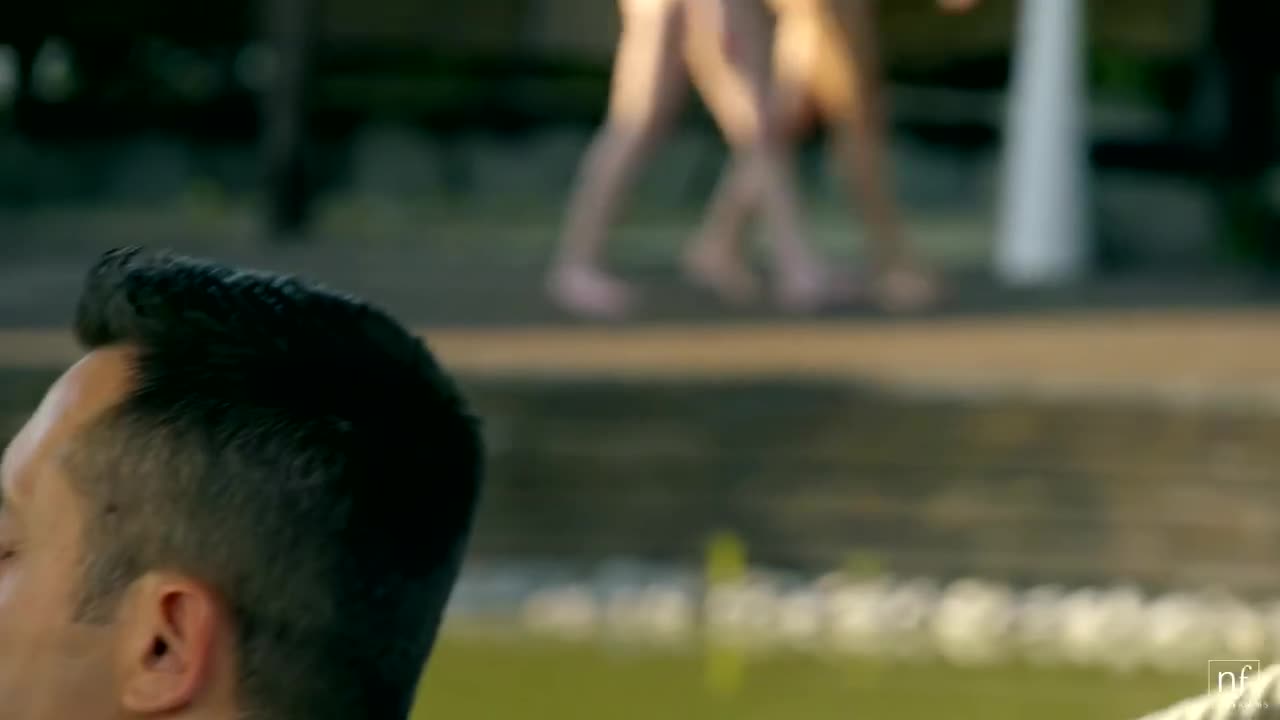 Watch Leggy blonds trick guy to have threesome by the lake in the park Full. Duration: 06:58 | ePornBabe.