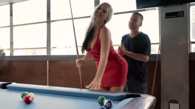MILF Alena Croft is eager to fuck her opponent right on a pool table