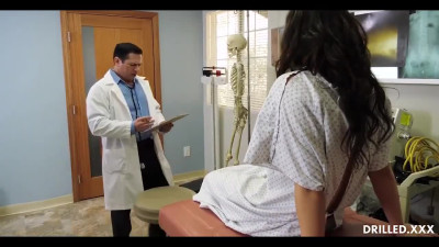 Pervy Doc checked Whitney's butt-hole before deep Anal fucking