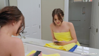 Reagan Foxx fucks her stepdaughter and her hubby