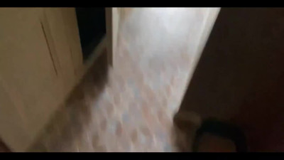 Stepdad sobers naughty Russian teen Anna after her party by his erected cock