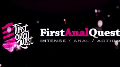 Blonde hon experiences her first anal ever!