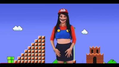 It turns out Super Mario has a pussy and loves to swallow cum POV