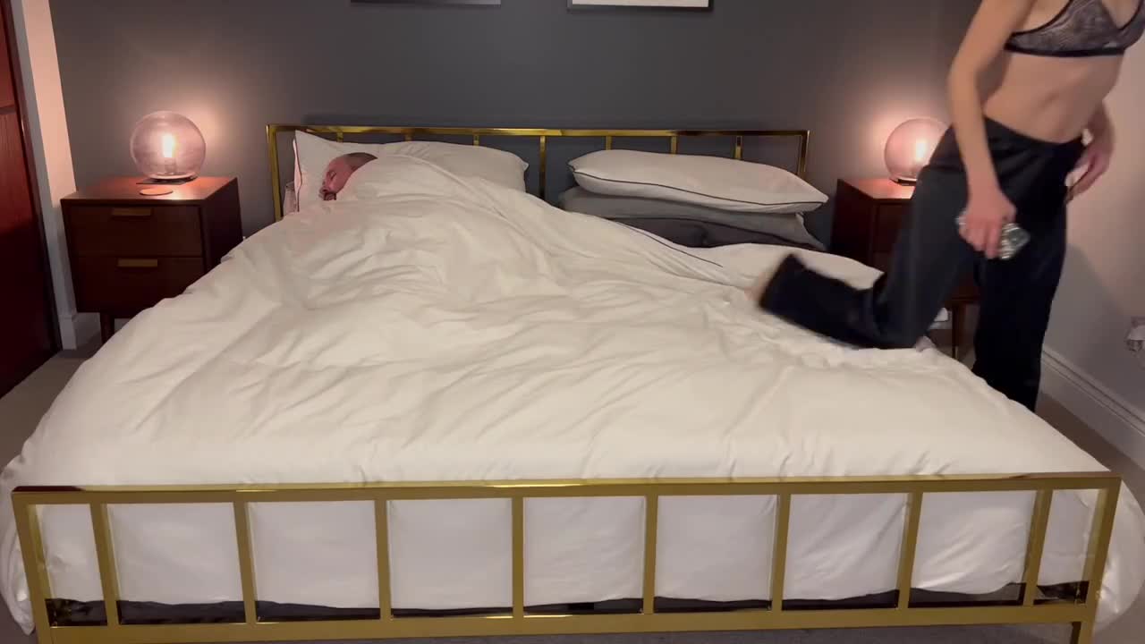 Watch Hot wife is fucking with her lover in bed while her hubby is asleep Full. Duration: 19:11 | ePornBabe.
