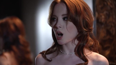 Pale redhead Lottie Magne can't wait to partake in burning hardcore