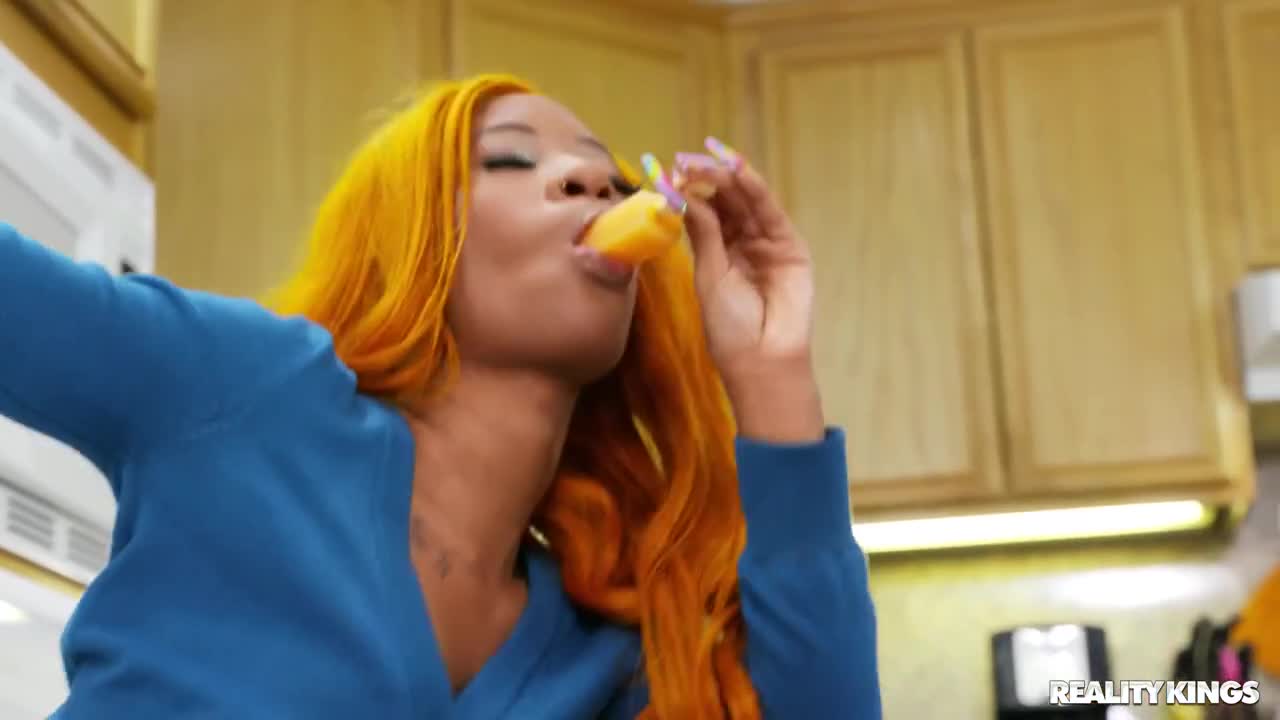 Watch Tiny ebony stepdaughter stretched out in the kitchen Full. Duration: 07:58 | ePornBabe.