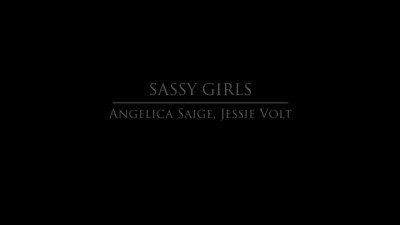 Jessie Volt puts out her lust during lesbian perversions with Angelica Saige