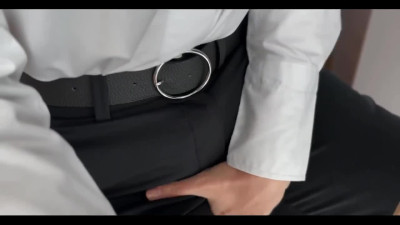 Pretty young secretary is masturbating at workplace and gets intimate with her boss