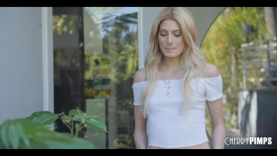 Slim blondie Kendall Rae prefers gentle sex with her neighbor