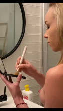 Blindfolded Skinny girl Sucks BBC before deep missionary