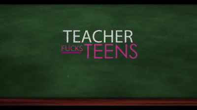 Kinky Milf teacher handles 2 dongs at once!