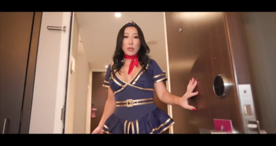 Luxury flight attendant Nicole missed so much such hardcore sex with her lover