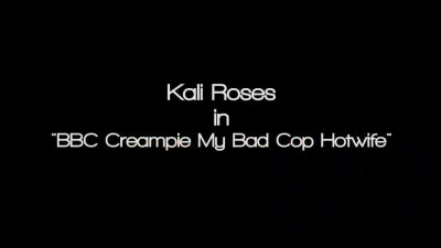 Hotwife in police uniform fucks with BBC