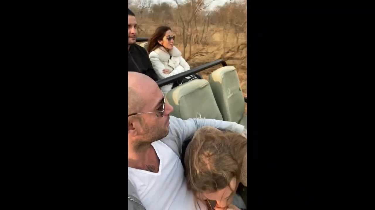 Watch Hottie sucks BF's cock and swallows Cum during Outdoor Safari Ride Full. Duration: 03:05 | ePornBabe.