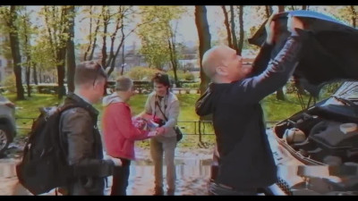 Crazy Russian wedding with Nude Bride