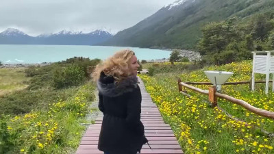 French lovers aren't afraid to fuck in the mountains on their honeymoon - outdoor POV