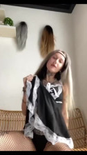 Inked punk girl plays with her cunt in Amateur Solo