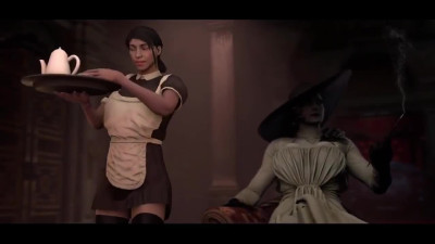 Busty Lady Dimistrecu fucks her sex slave with giant dick