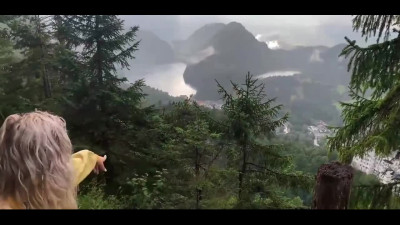 No doubt, Eva Elfie can suck a dick even during mountain hiking