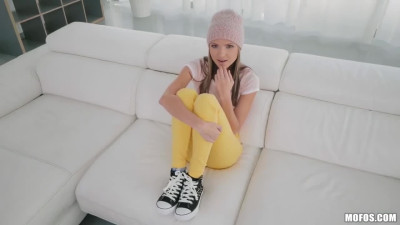 Flexible Russian teen pounded hard with her big dick friend