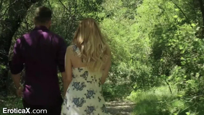 College girl with small boobs enjoys Romantic Sex with her Crush