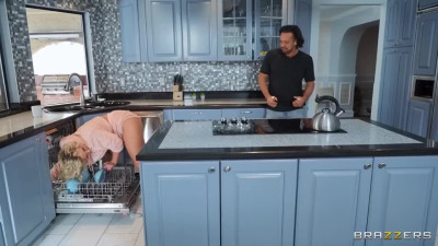 Busty Milf can't resist her son's best friend with a big dick