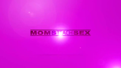 Busty stepmoms want to give some sex lessons in hot threesome