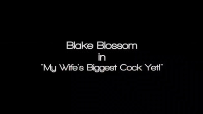 Party hotwife Blake Blossom doesn't know what to do with such a monster BBC