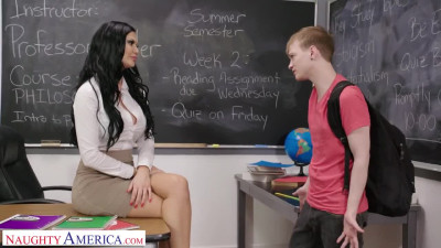 MILF teaches Jasmine Jae commits adultery with best school student