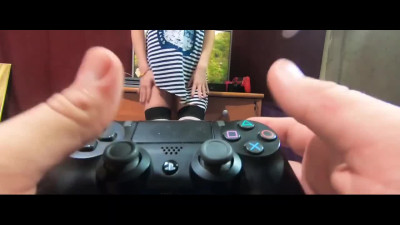 My tight ass and deep throat is better than your video game - amateur anal