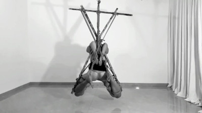 Shibari bondage is the best way to make her cum - amateur BDSM