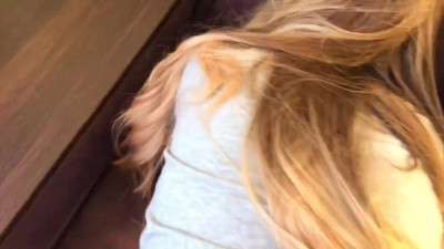 My stepsis got stuck in the couch and I creampied her