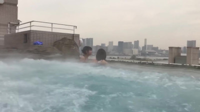 Japanese hoe wants dick in her hole after party in the pool