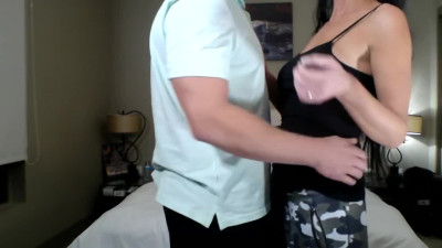 Texas Patti makes hot porn video with Brad Newman in the hotel