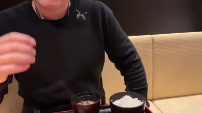 Japanese nymph enjoys squirting orgasm during sex with a stranger