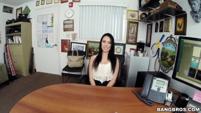 Hot Megan Rain pounded hard on a porn casting