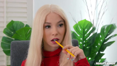 Lucky sweetie Kenzie Reeves gets rammed by a tutor during private lesson