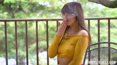 Kinky teen caught sucking stepdad's cock