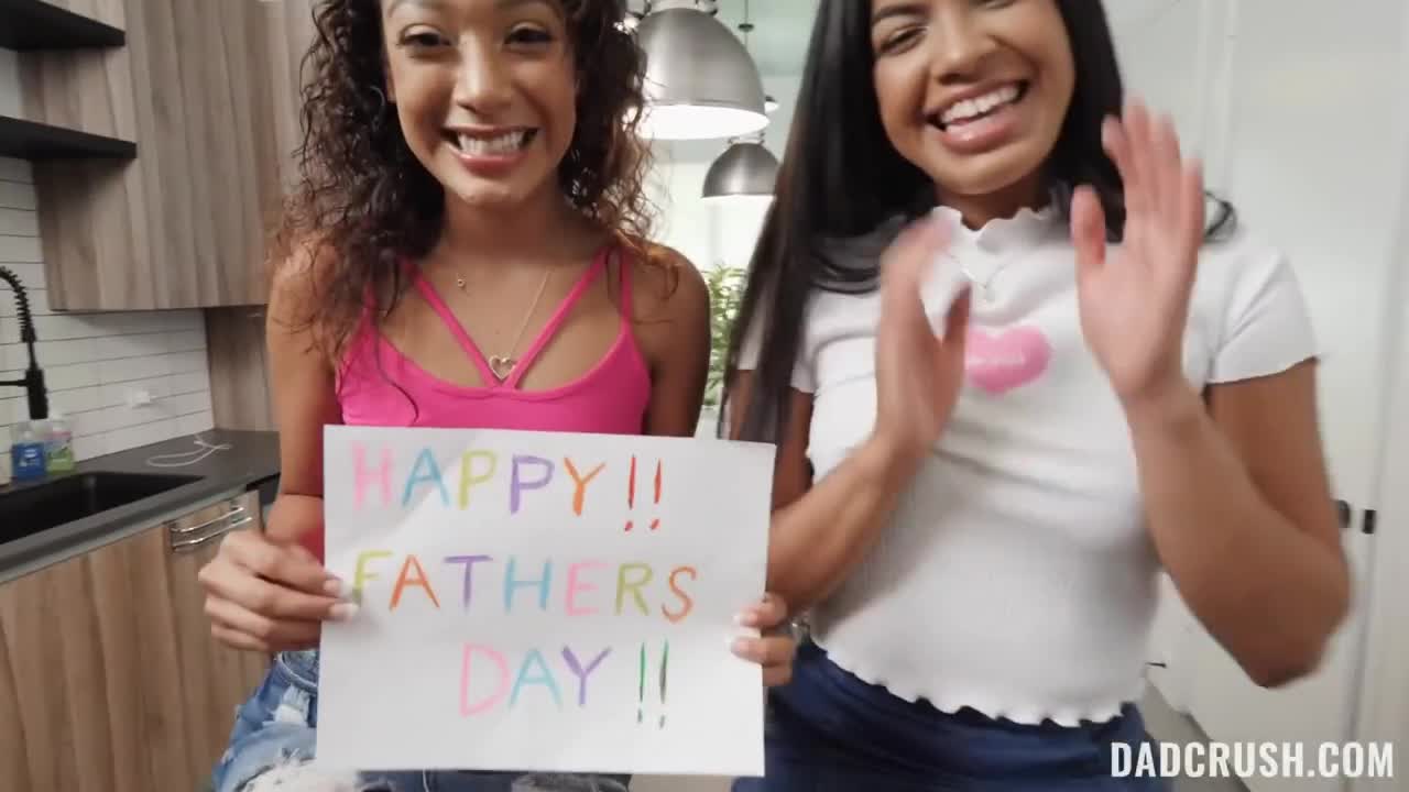 Watch Stepsisters Latina and Ebony spend a Father's Day with their stepdad and his cock Full. Duration: 07:59 | ePornBabe.