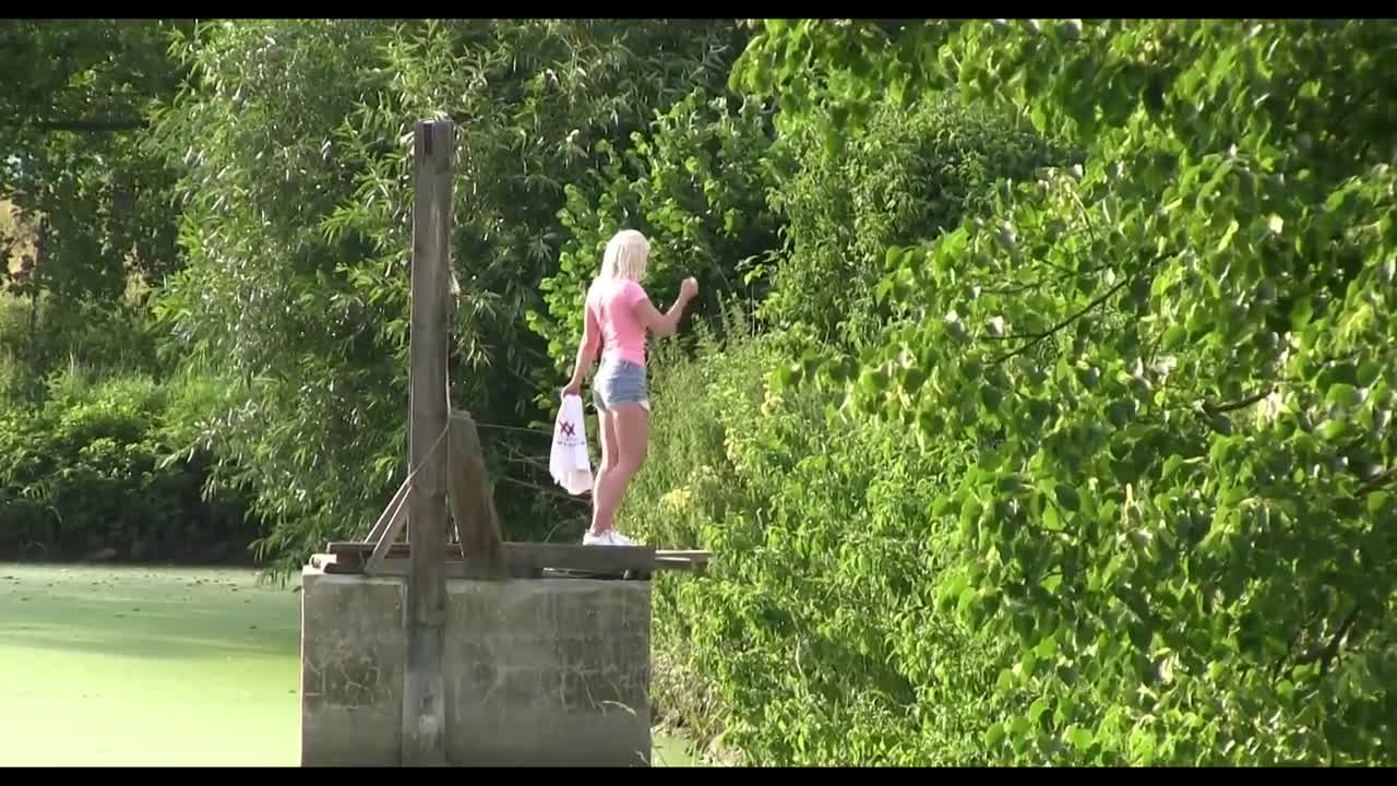 Watch Outdoor sex with slim blonde Full. Duration: 04:56 | ePornBabe.