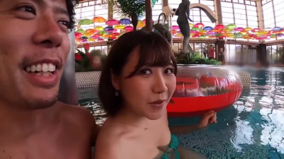 Hot Asian fuck after a weekend in the water pool