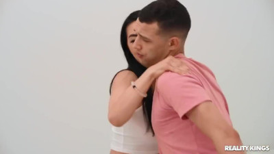 Hungry for sex teen jumps on the cock of her BF