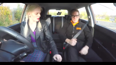 Skilled stud passed driving exam to fuck blonde MILF bombshell