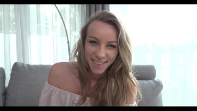 Petite teen blondie is pov analyzed and fingered by a fat cock