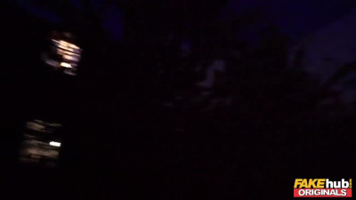 MILF and 2 Teens having Halloween 3some with hostel Stalker