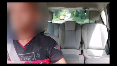 Muslim MILF in Hijab shows Pussy and Fucks with Taxi Driver