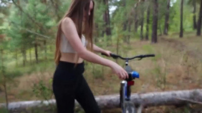 Stepdaughter blows my cock in the camping site