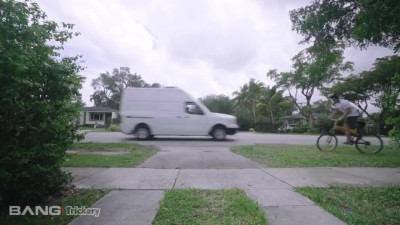 An accident with the bicycle led to the hot fuck with Latina